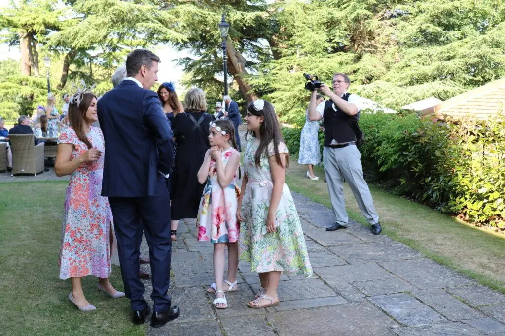Karl filming another wedding in London